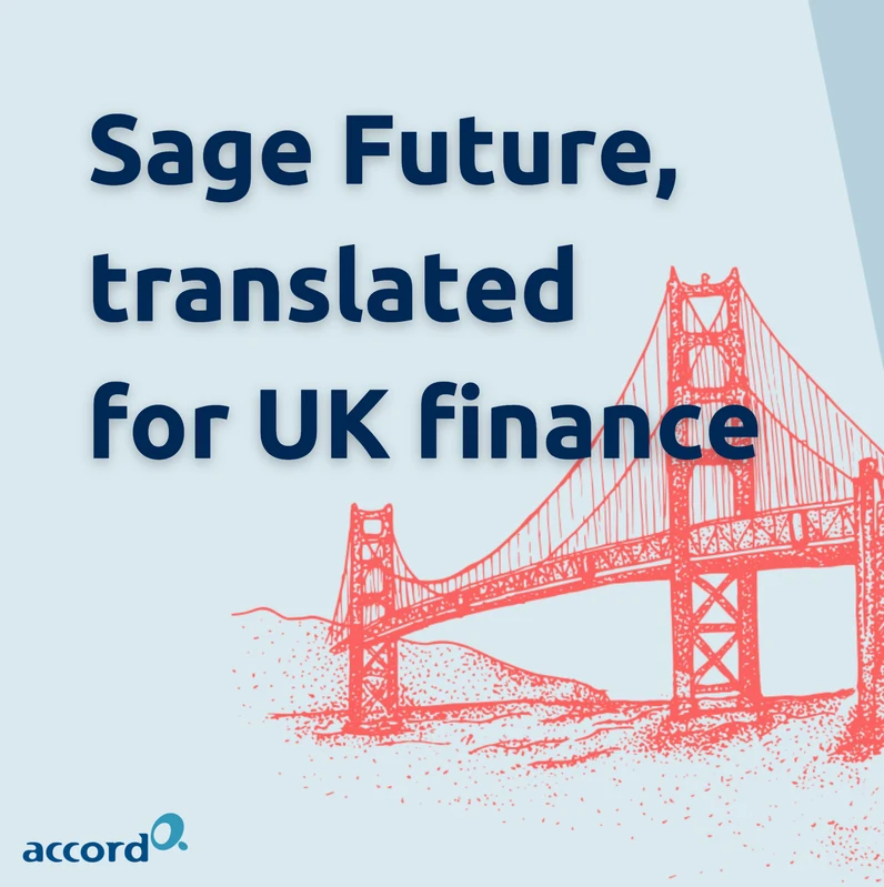 Carousel cover: Sage Future, translated for UK finance